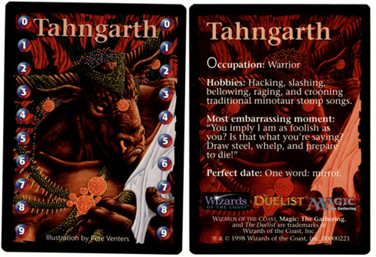 Tahngarth Life Counter Token [Media Promos] | Galactic Gamez