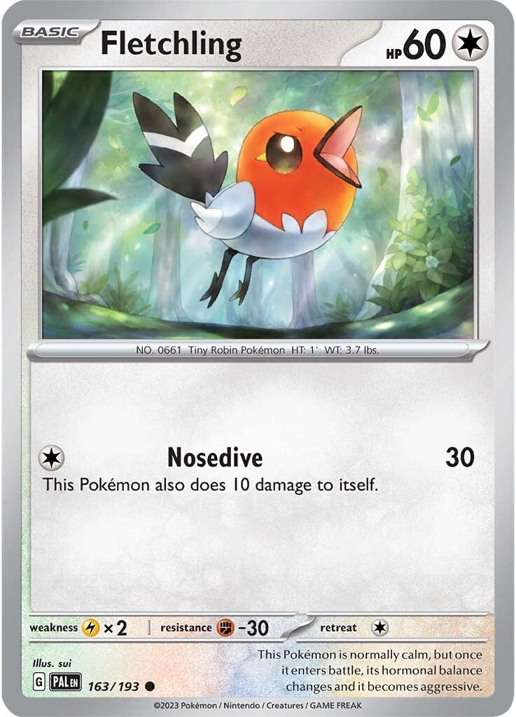 Fletchling (163/193) [Scarlet & Violet: Paldea Evolved] | Galactic Gamez