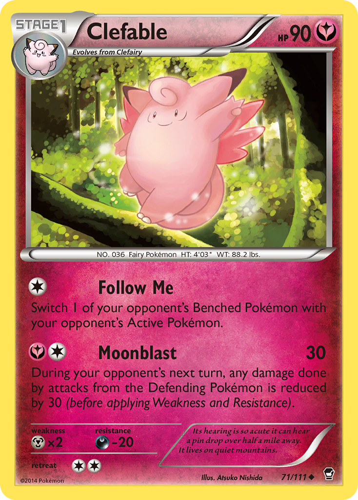 Clefable (71/111) [XY: Furious Fists] | Galactic Gamez