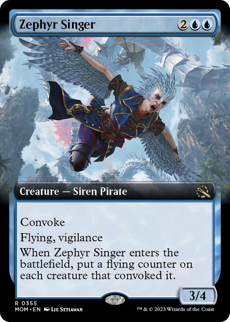 Zephyr Singer (Extended Art) [March of the Machine] | Galactic Gamez