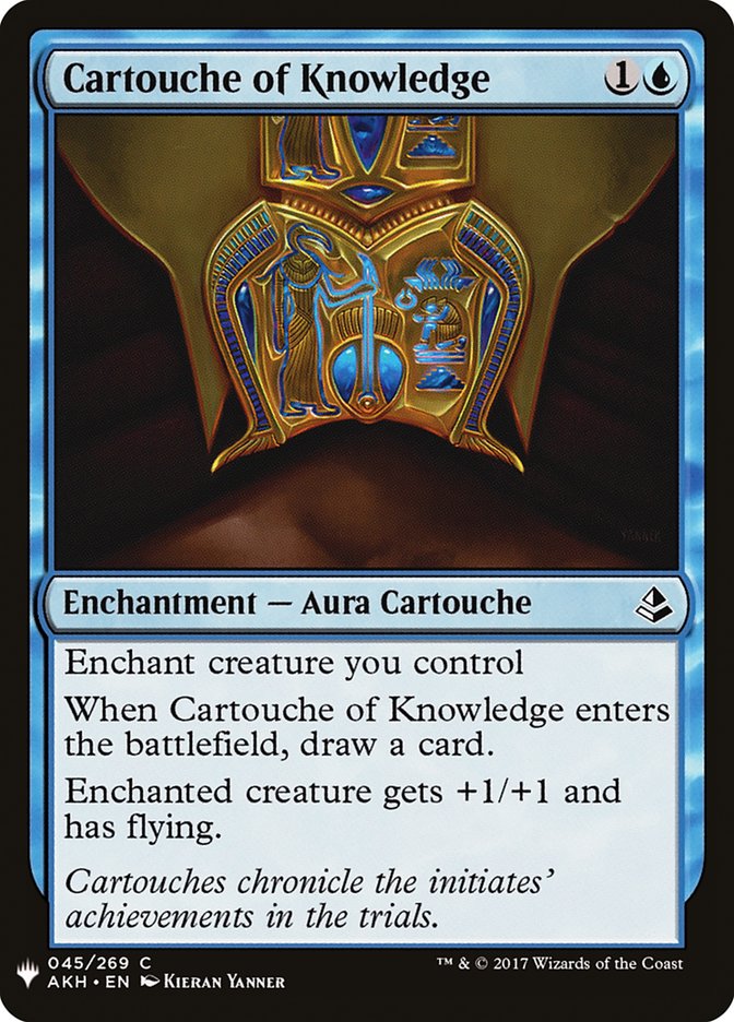 Cartouche of Knowledge [Mystery Booster] | Galactic Gamez