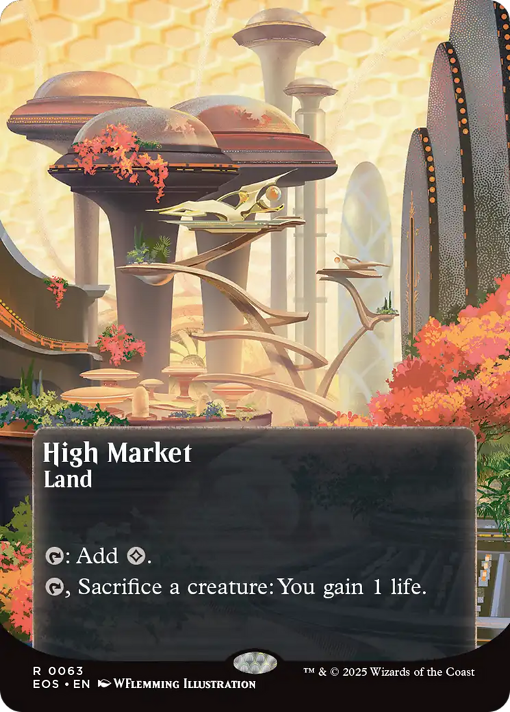 High Market (0063) (Borderless) [Edge of Eternities: Stellar Sights] | Galactic Gamez