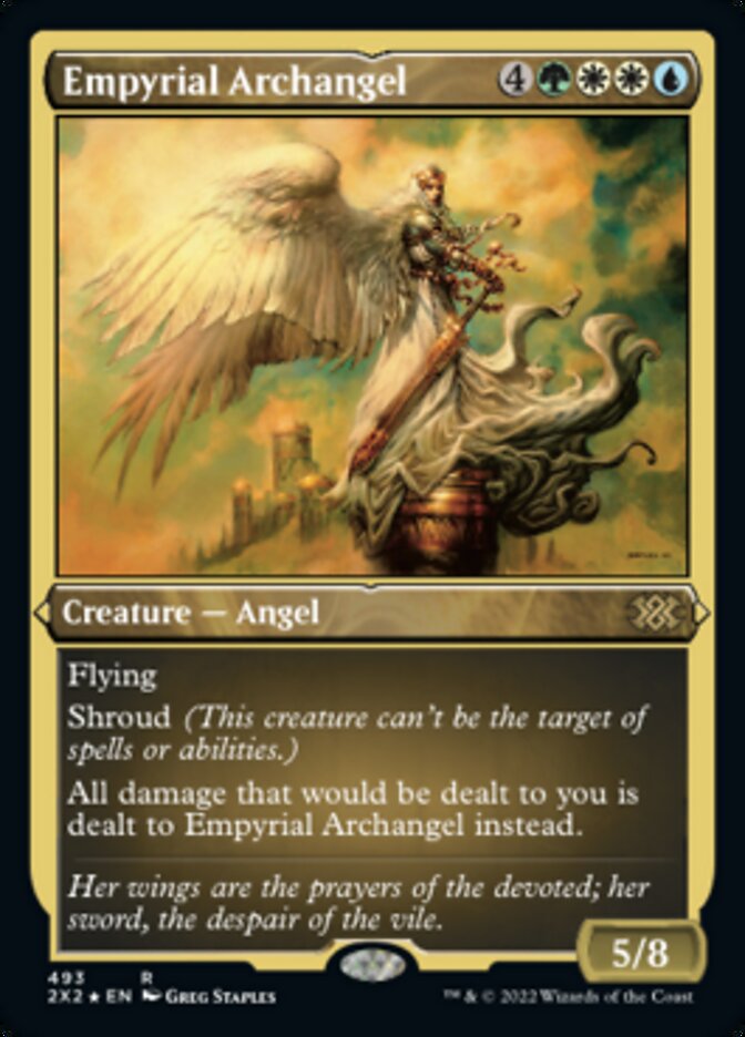 Empyrial Archangel (Foil Etched) [Double Masters 2022] | Galactic Gamez