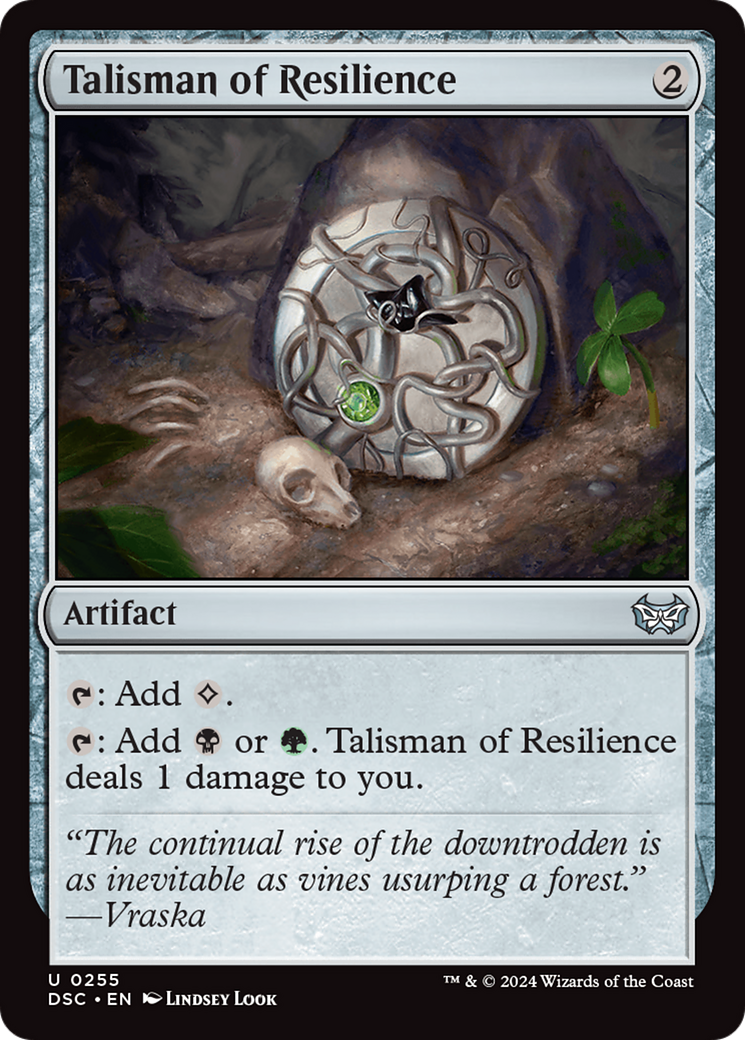 Talisman of Resilience [Duskmourn: House of Horror Commander] | Galactic Gamez