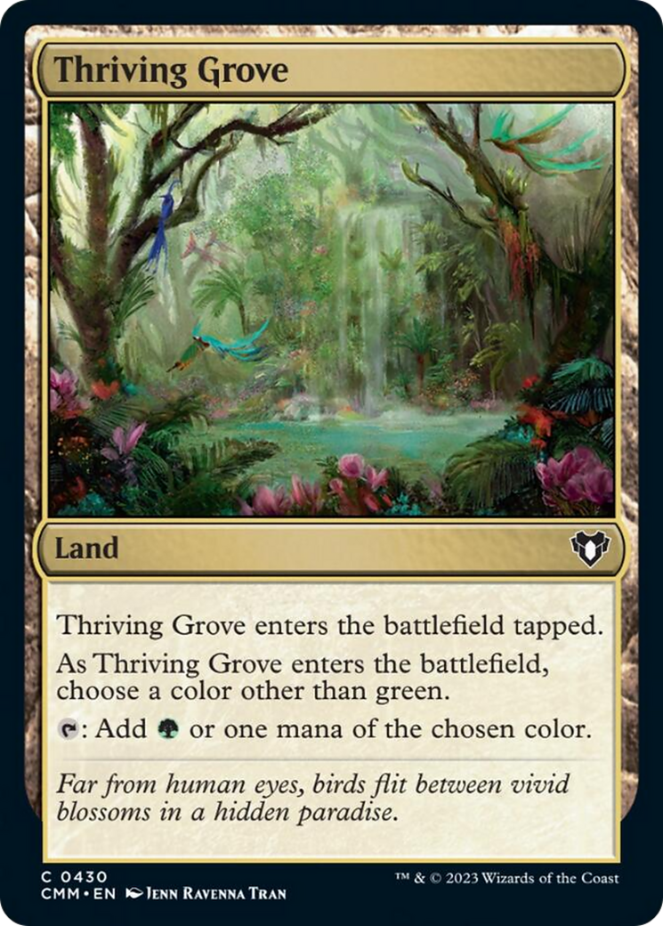 Thriving Grove [Commander Masters] | Galactic Gamez