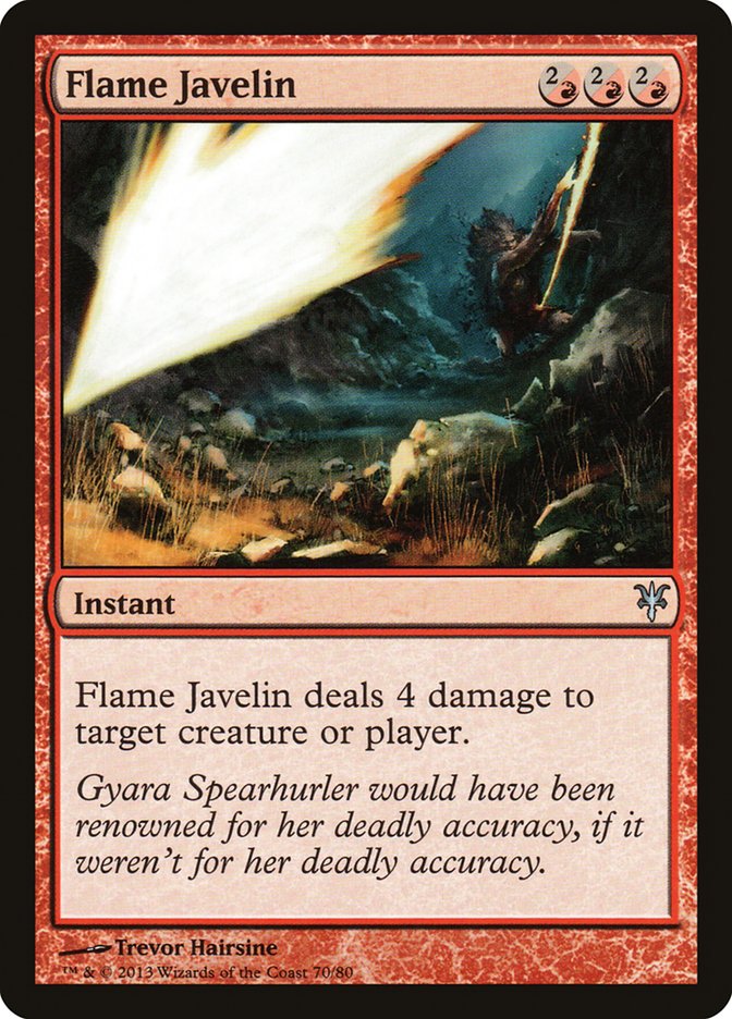 Flame Javelin [Duel Decks: Sorin vs. Tibalt] | Galactic Gamez