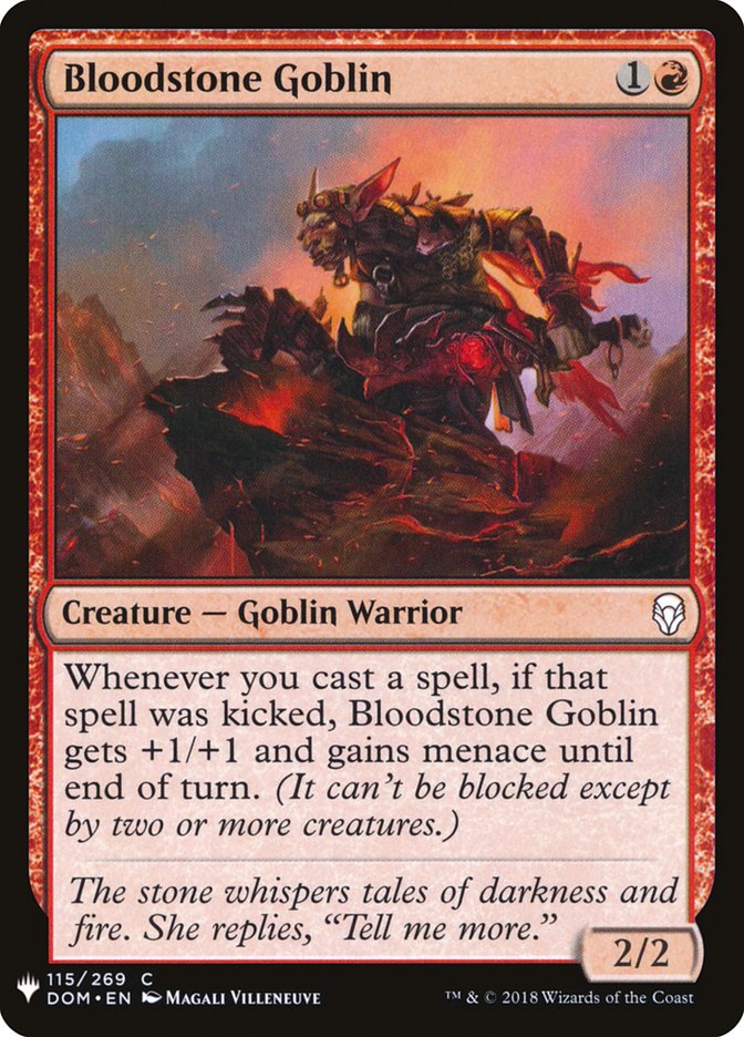 Bloodstone Goblin [Mystery Booster] | Galactic Gamez