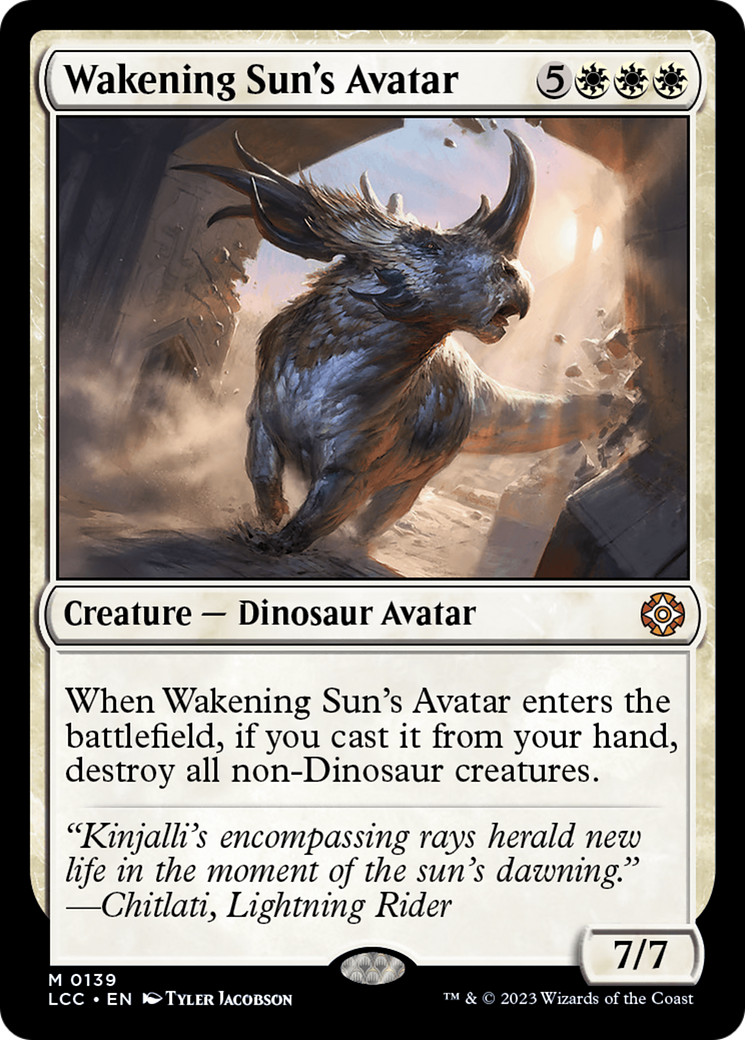 Wakening Sun's Avatar [The Lost Caverns of Ixalan Commander] | Galactic Gamez