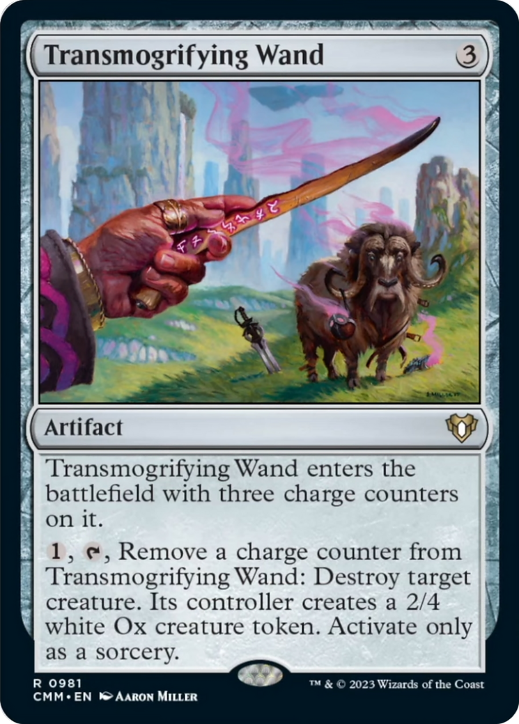 Transmogrifying Wand [Commander Masters] | Galactic Gamez