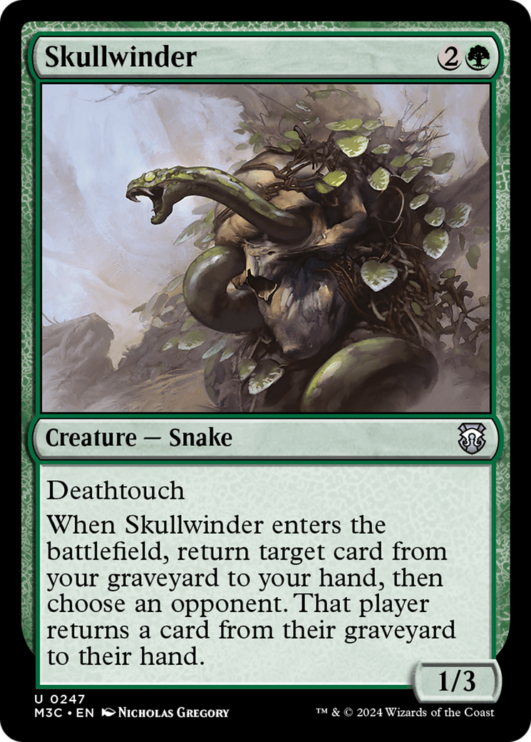 Skullwinder (Ripple Foil) [Modern Horizons 3 Commander] | Galactic Gamez