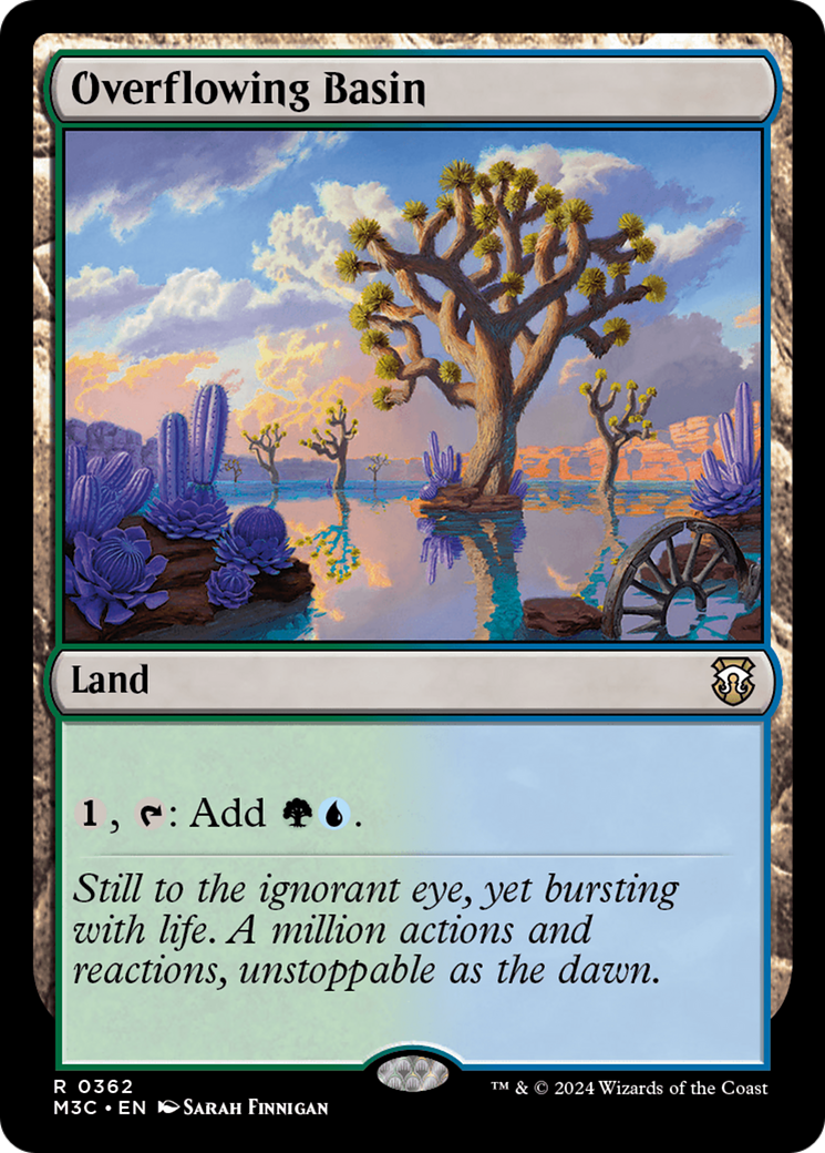 Overflowing Basin (Ripple Foil) [Modern Horizons 3 Commander] | Galactic Gamez