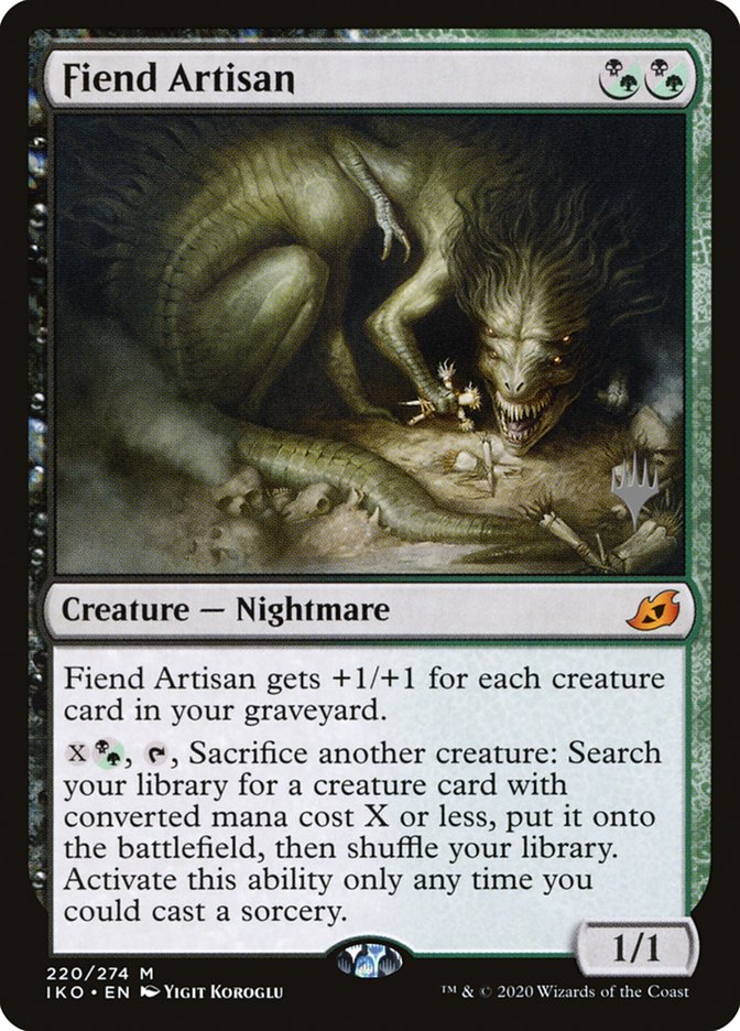 Fiend Artisan (Promo Pack) [Ikoria: Lair of Behemoths Promos] | Galactic Gamez