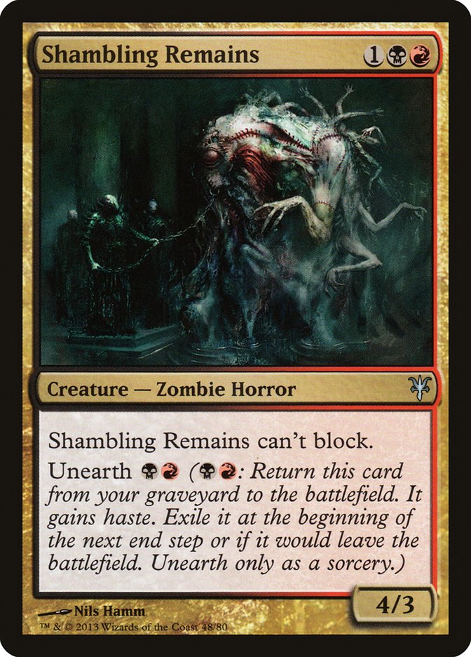 Shambling Remains [Duel Decks: Sorin vs. Tibalt] | Galactic Gamez