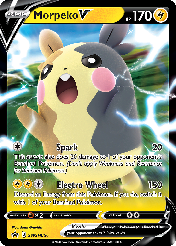 Morpeko V (SWSH056) [Sword & Shield: Black Star Promos] | Galactic Gamez