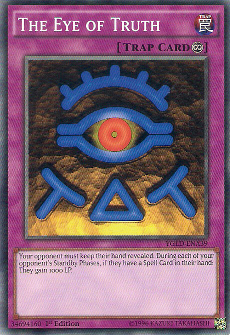 The Eye of Truth [YGLD-ENA39] Common | Galactic Gamez