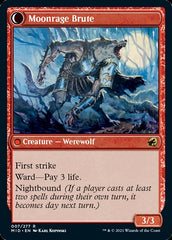 Brutal Cathar // Moonrage Brute [Innistrad: Midnight Hunt] | Galactic Gamez