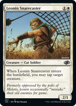 Leonin Snarecaster [Jumpstart 2022] | Galactic Gamez