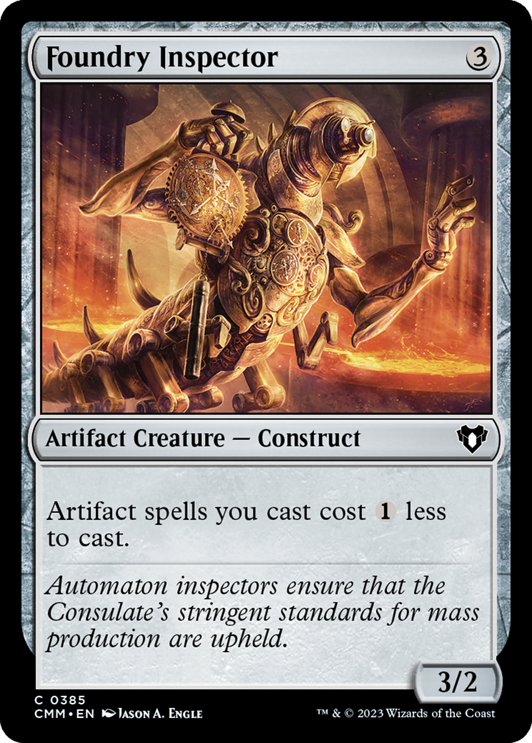 Foundry Inspector [Commander Masters] | Galactic Gamez