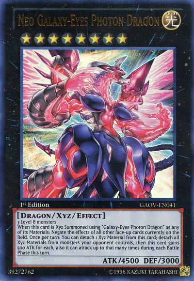 Neo Galaxy-Eyes Photon Dragon [GAOV-EN041] Ultra Rare | Galactic Gamez