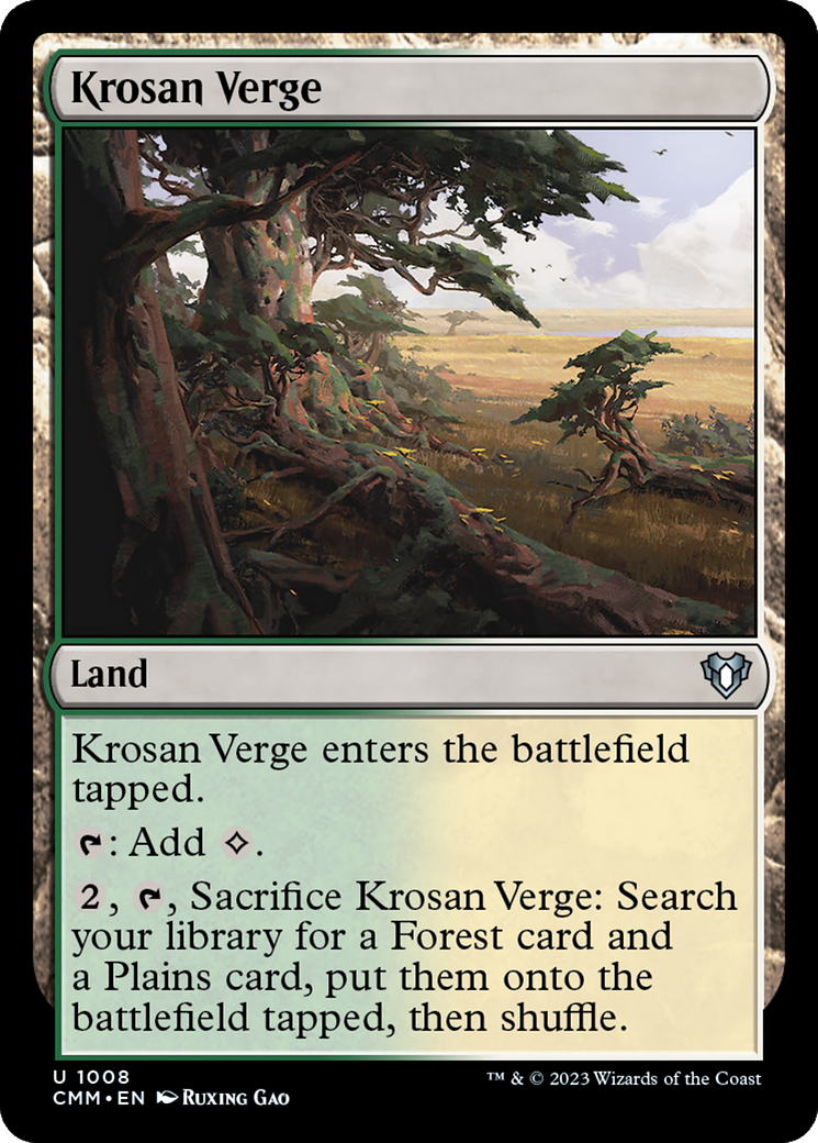 Krosan Verge [Commander Masters] | Galactic Gamez