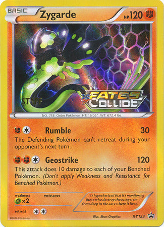 Zygarde (XY129) (Staff) [XY: Black Star Promos] | Galactic Gamez