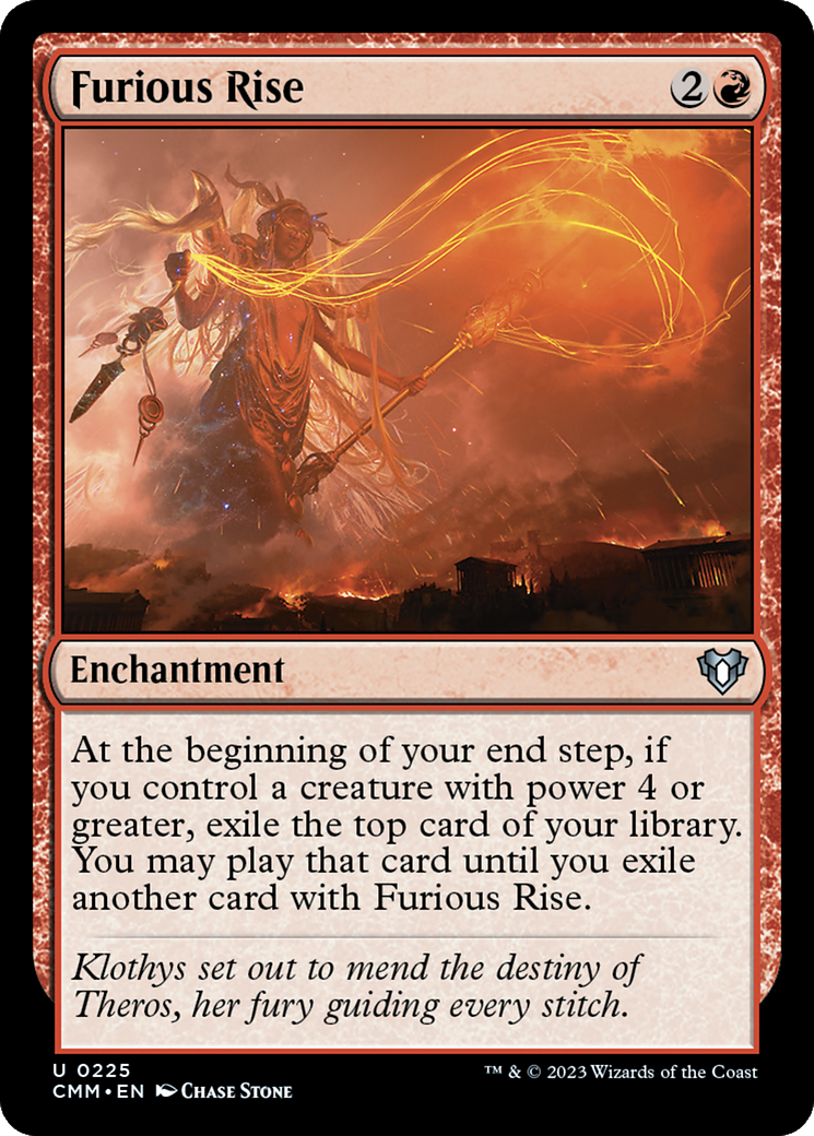 Furious Rise [Commander Masters] | Galactic Gamez