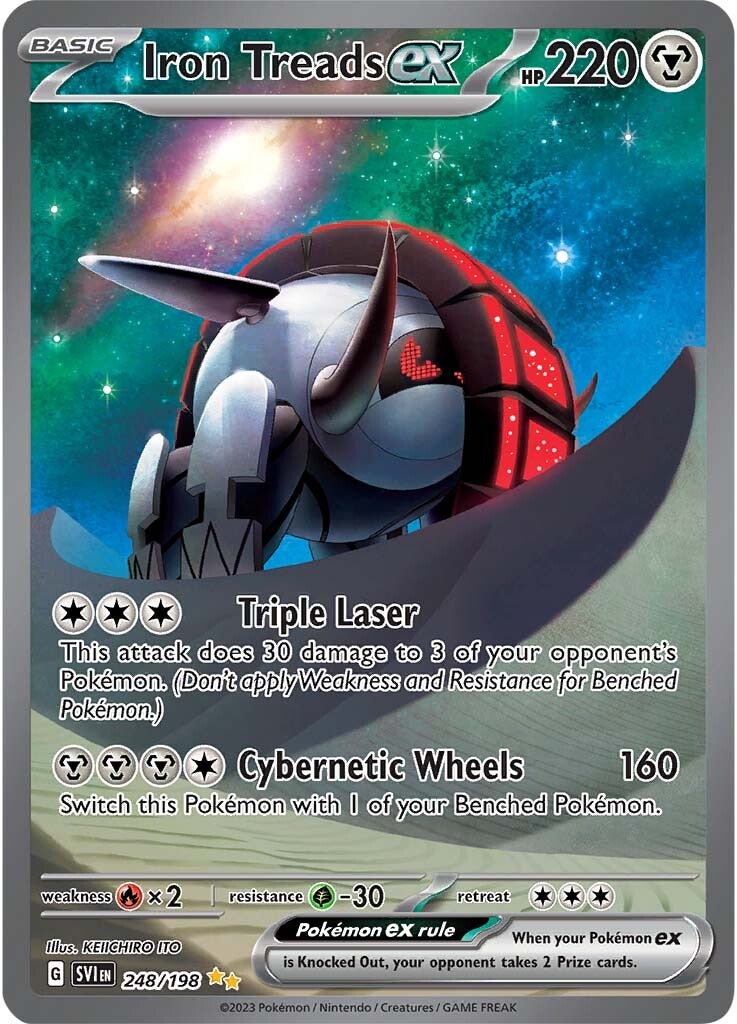 Iron Treads ex (248/198) [Scarlet & Violet: Base Set] | Galactic Gamez