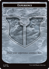 Experience // Treasure Double-Sided Token [Tarkir: Dragonstorm Commander Tokens] | Galactic Gamez