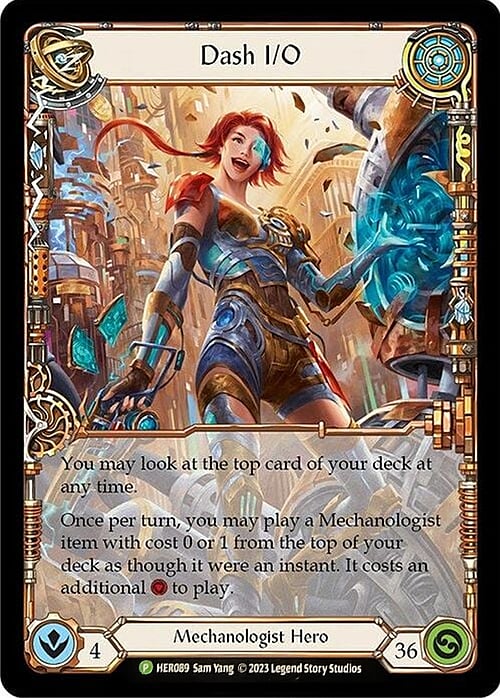 Dash I/O [HER089] (Promo)  Cold Foil | Galactic Gamez