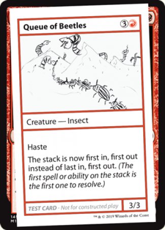 Queue of Beetles (2021 Edition) [Mystery Booster Playtest Cards] | Galactic Gamez