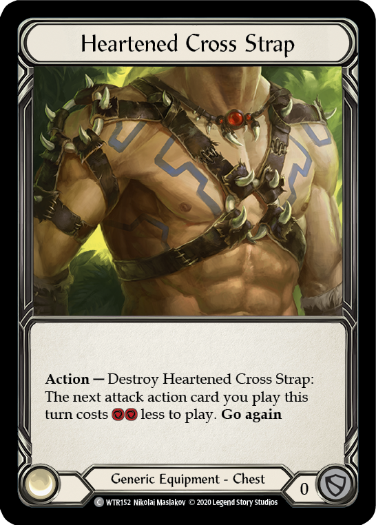 Heartened Cross Strap [U-WTR152] (Welcome to Rathe Unlimited)  Unlimited Rainbow Foil | Galactic Gamez