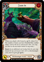 Zoom In (Red) [EVR079] (Everfest)  1st Edition Rainbow Foil | Galactic Gamez