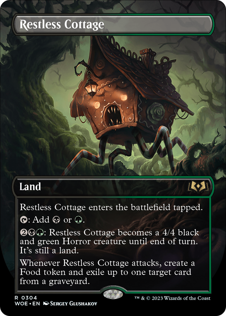 Restless Cottage (Borderless Alternate Art) [Wilds of Eldraine] | Galactic Gamez