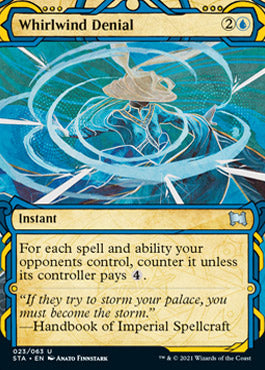 Whirlwind Denial (Foil Etched) [Strixhaven: Mystical Archive] | Galactic Gamez