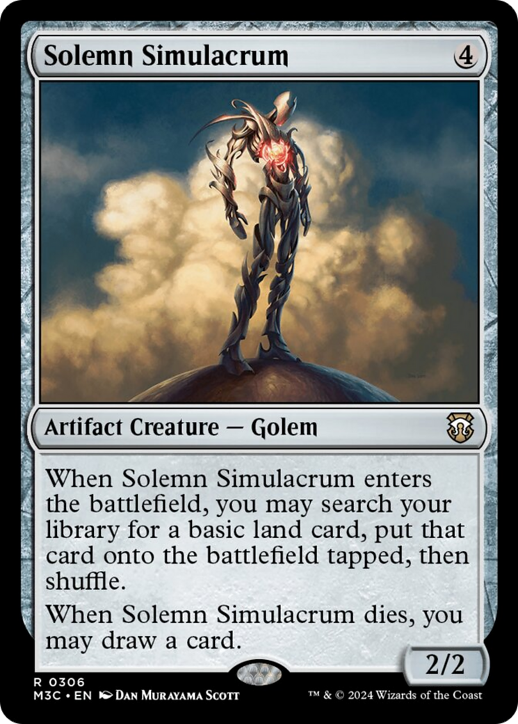 Solemn Simulacrum [Modern Horizons 3 Commander] | Galactic Gamez