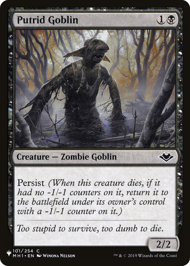 Putrid Goblin [The List Reprints] | Galactic Gamez