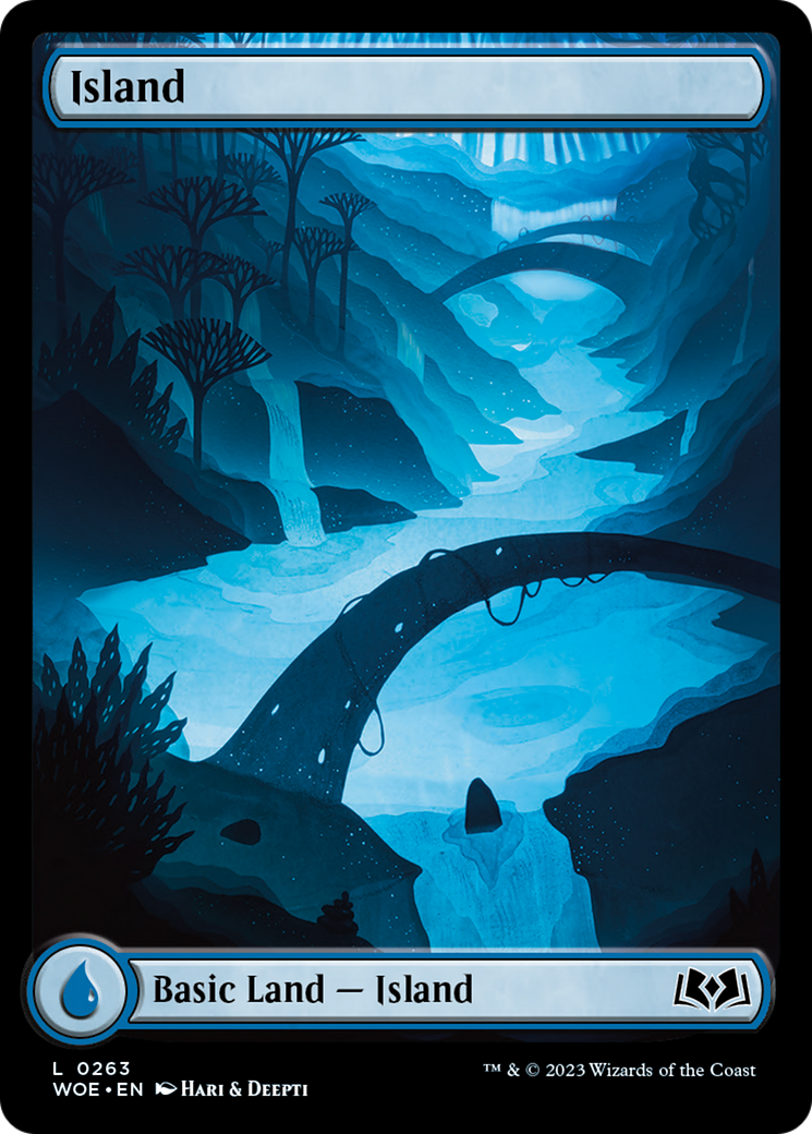 Island (263) (Full-Art) [Wilds of Eldraine] | Galactic Gamez