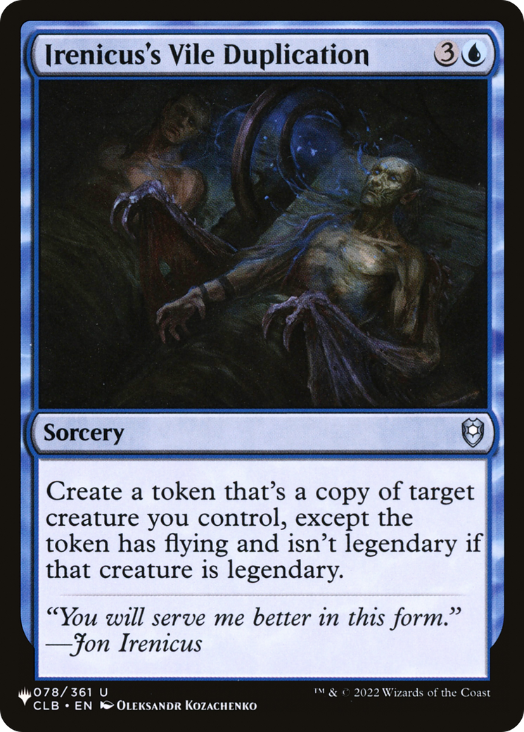 Irenicus's Vile Duplication [The List] | Galactic Gamez