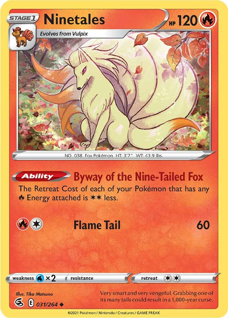 Ninetales (031/264) [Sword & Shield: Fusion Strike] | Galactic Gamez