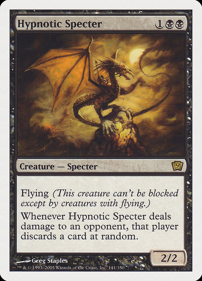 Hypnotic Specter (9th Edition) (Oversized) [Oversize Cards] | Galactic Gamez