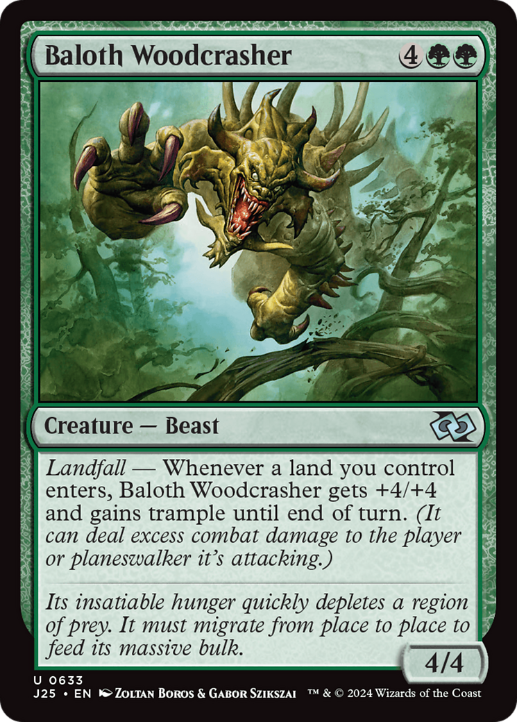 Baloth Woodcrasher [Foundations Jumpstart] | Galactic Gamez