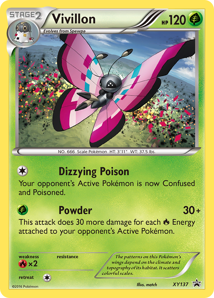 Vivillon (XY137) [XY: Black Star Promos] | Galactic Gamez