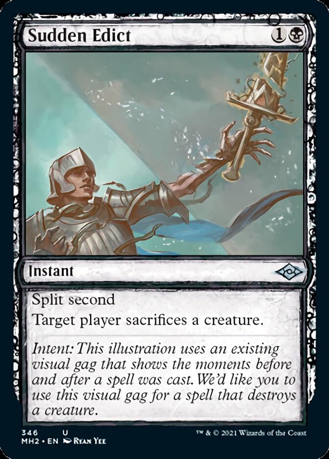 Sudden Edict (Sketch) [Modern Horizons 2] | Galactic Gamez
