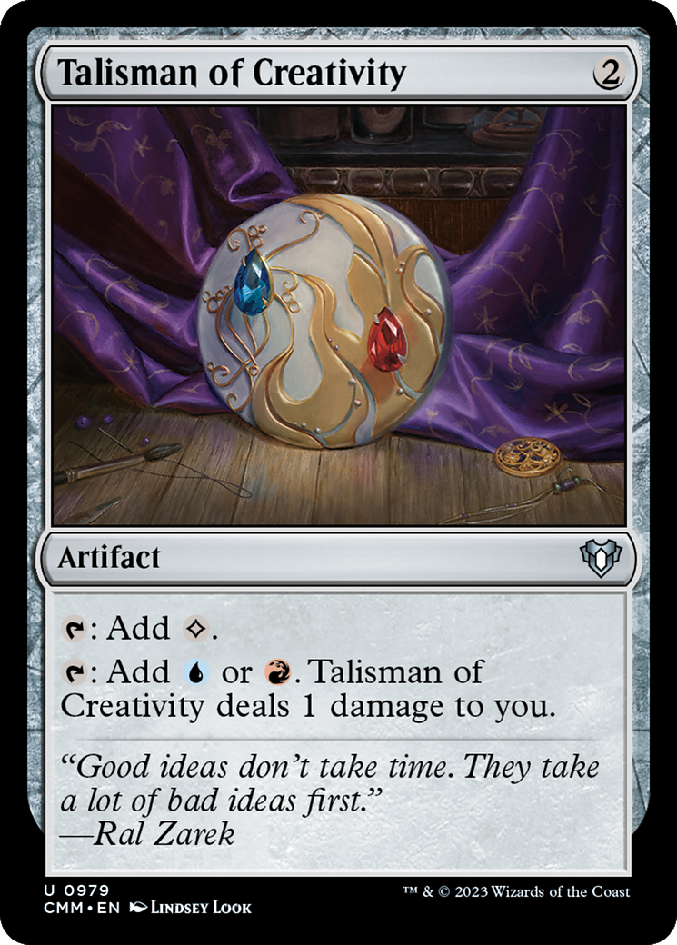 Talisman of Creativity [Commander Masters] | Galactic Gamez