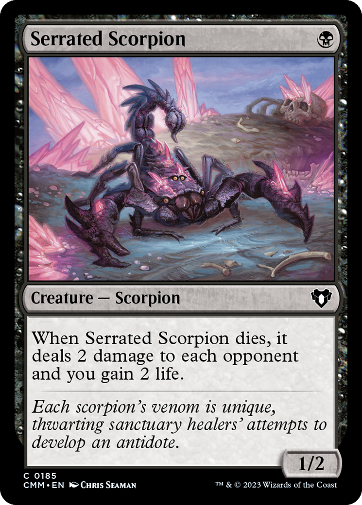 Serrated Scorpion [Commander Masters] | Galactic Gamez