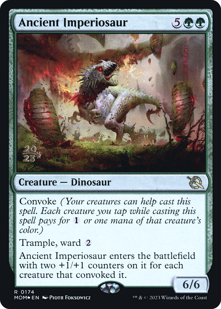 Ancient Imperiosaur [March of the Machine Prerelease Promos] | Galactic Gamez