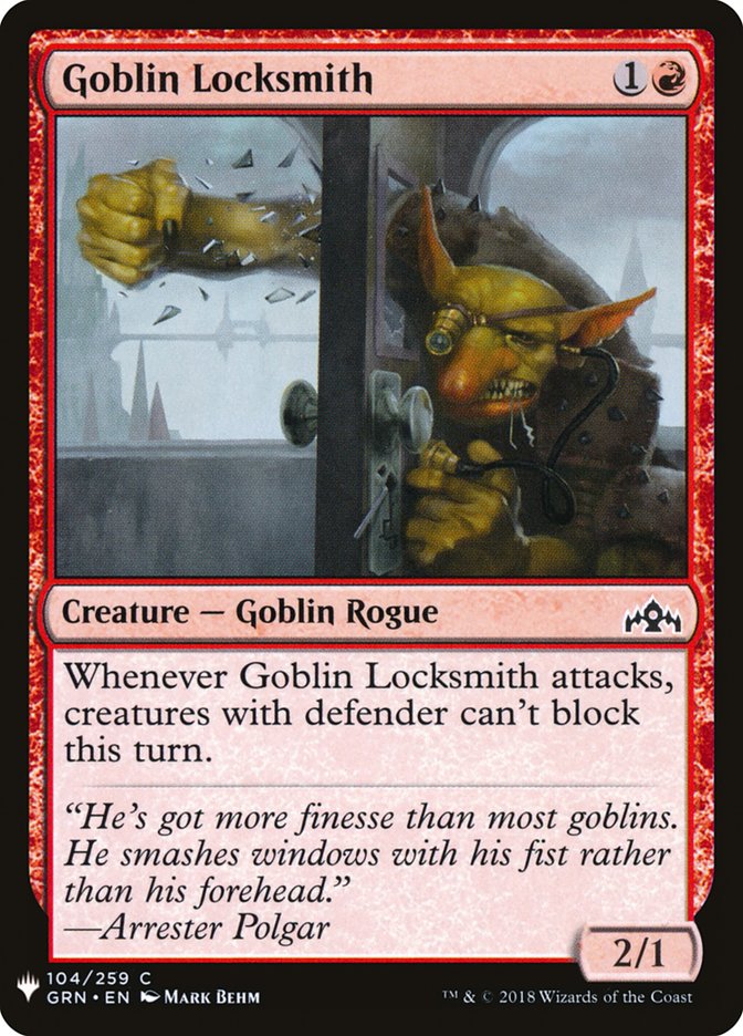 Goblin Locksmith [Mystery Booster] | Galactic Gamez