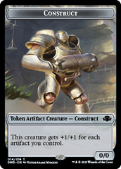 Insect // Construct Double-Sided Token [Dominaria Remastered Tokens] | Galactic Gamez