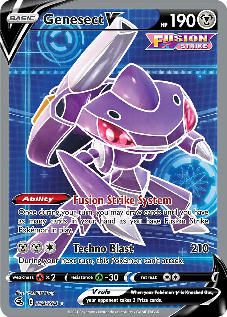 Genesect V (254/264) [Sword & Shield: Fusion Strike] | Galactic Gamez