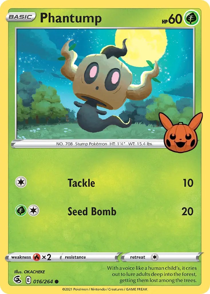 Phantump (016/264) [Trick or Trade] | Galactic Gamez